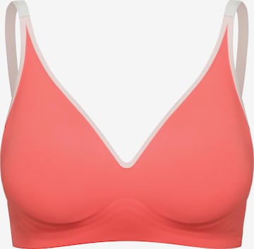 cfab (formerly creamy fabrics) - Sujetador 'Lined Comfort Push-Up BH' en naranja: frente