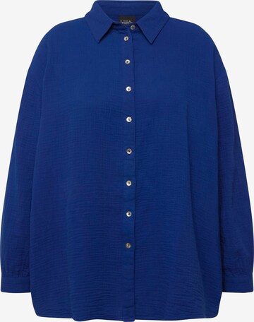 Ulla Popken Blouse in Blauw: voorkant