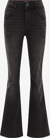 WE Fashion Jeans 'Meisjes' in Black: front