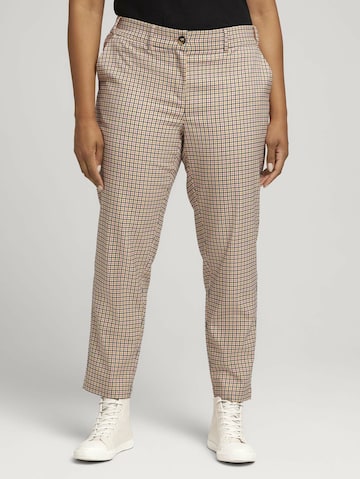 Tom Tailor Women + Chino Pants in Beige: front