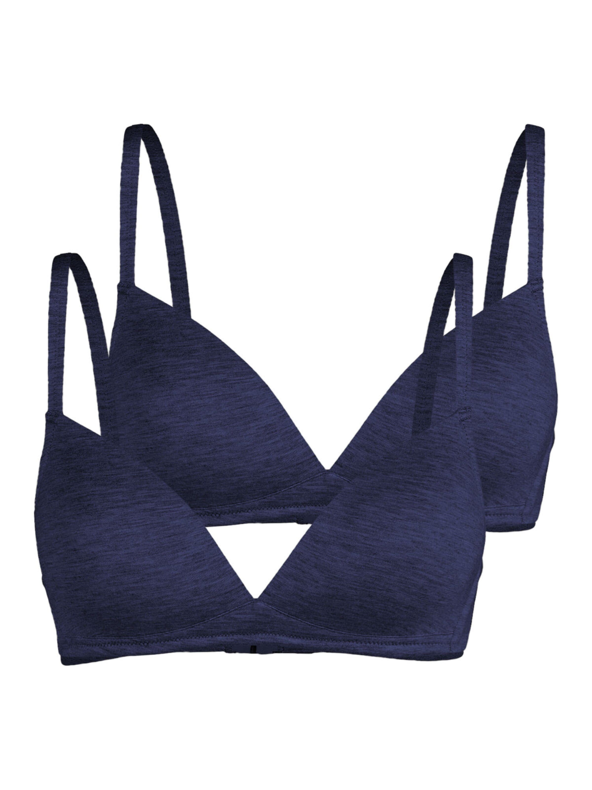 Nina von C. T-Shirt BH 'Light&Easy'‌‌‌‌‌‌‌‌‌ in Blau