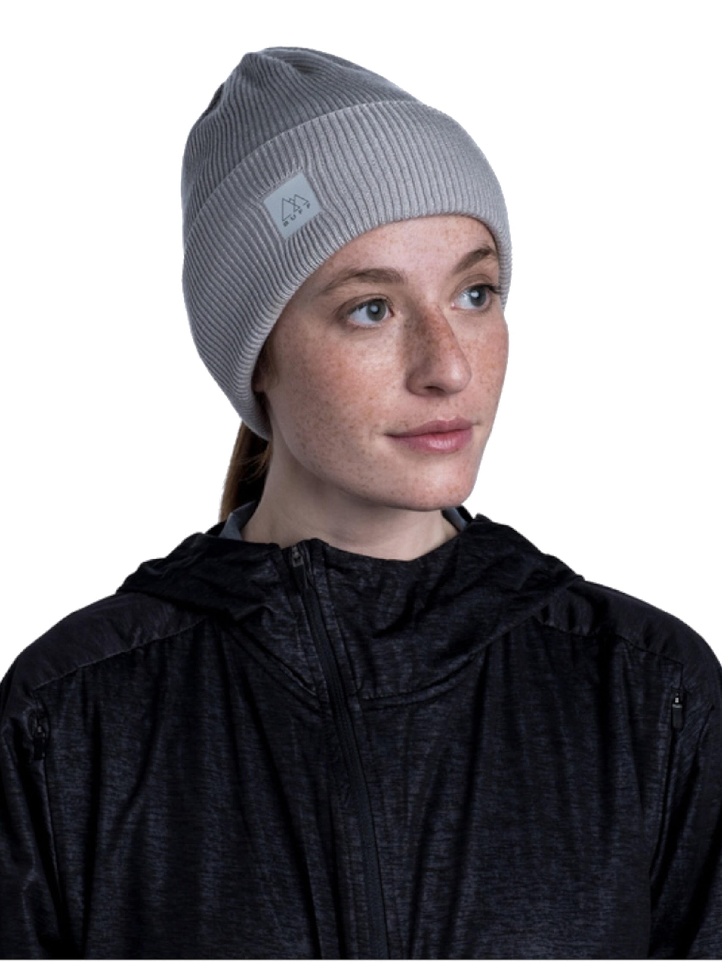 Bonnet BUFF en gris : devant