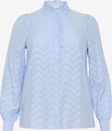 mėlyna KAFFE CURVE Palaidinė 'Vitana': priekis