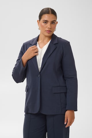 KAFFE CURVE Blazer i blå: forside