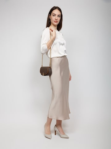 Michael Kors - Bolso de mano 'Mila Small Convertible Crossbody Bag' en marrón
