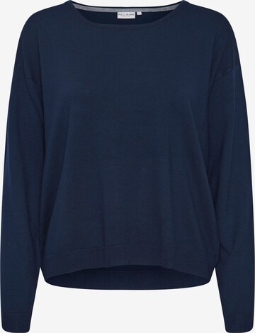 Pull-over PULZ Jeans en bleu : devant