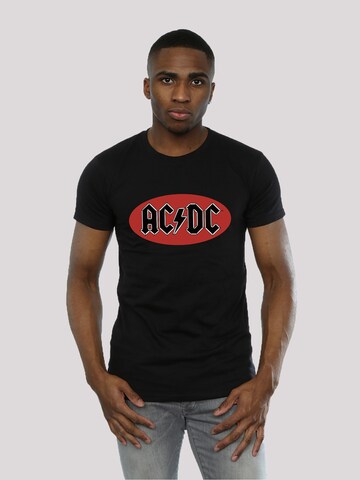 F4NT4STIC T-Shirt 'ACDC' in Schwarz: predná strana