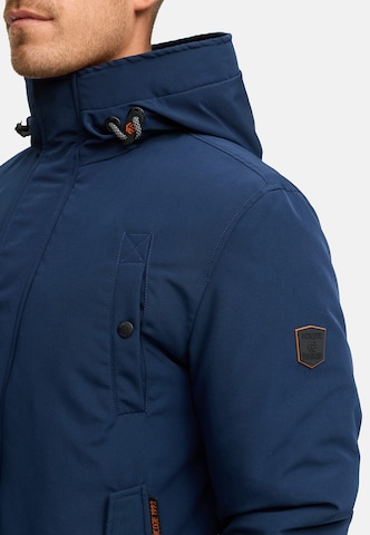 INDICODE JEANS Winterjas ' Albanos ' in Blauw