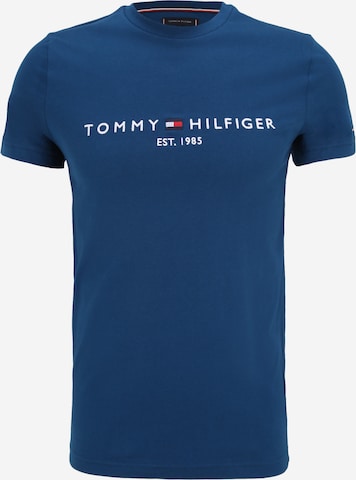 TOMMY HILFIGER Tričko – modrá: přední strana