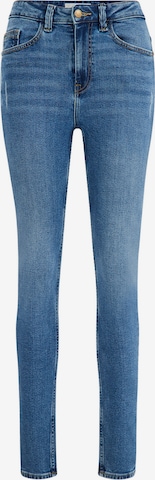 WE Fashion Skinny Jeans in Blauw: voorkant