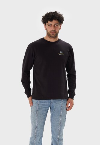 Oldskull Shirt in Zwart: voorkant