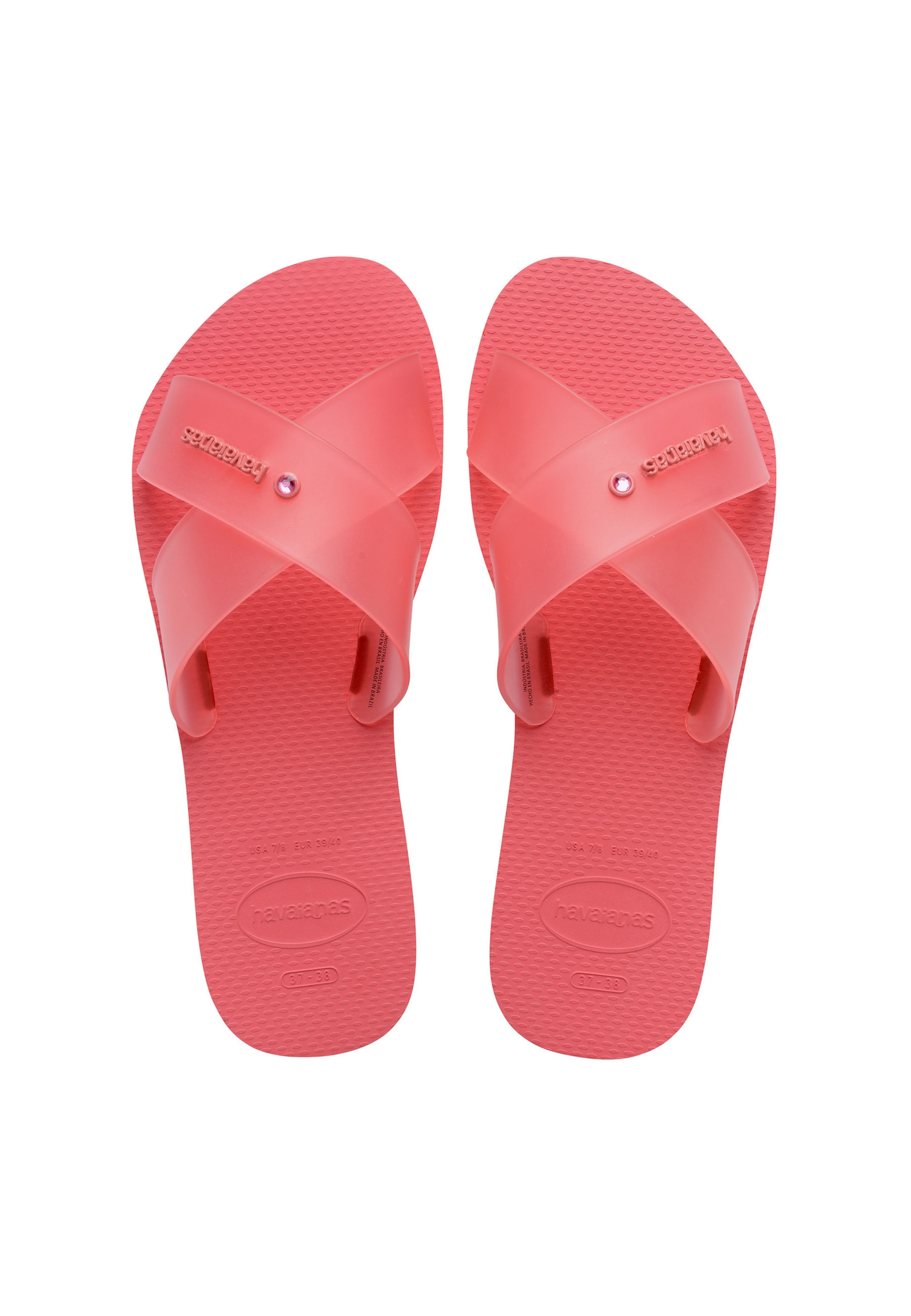 HAVAIANAS Mule 'Aqua Jelly' in Orange