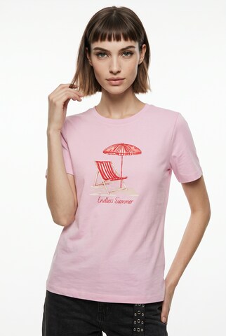 VERO MODA Shirt in Pink: front