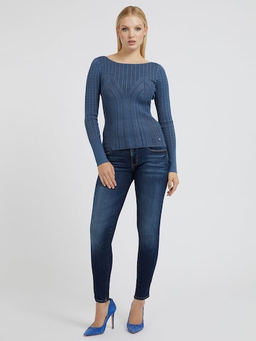 GUESS Skinny Jeans in Blau