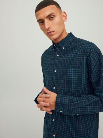 JACK & JONES Comfort Fit Hemd in Blau