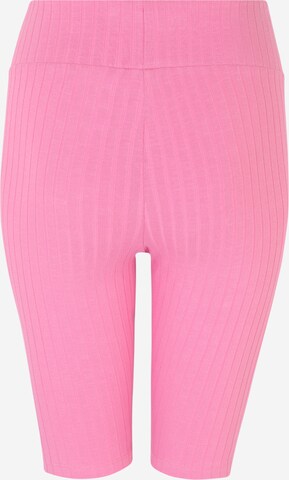 Noisy May Petite Skinny Shorts 'Paula' in Pink
