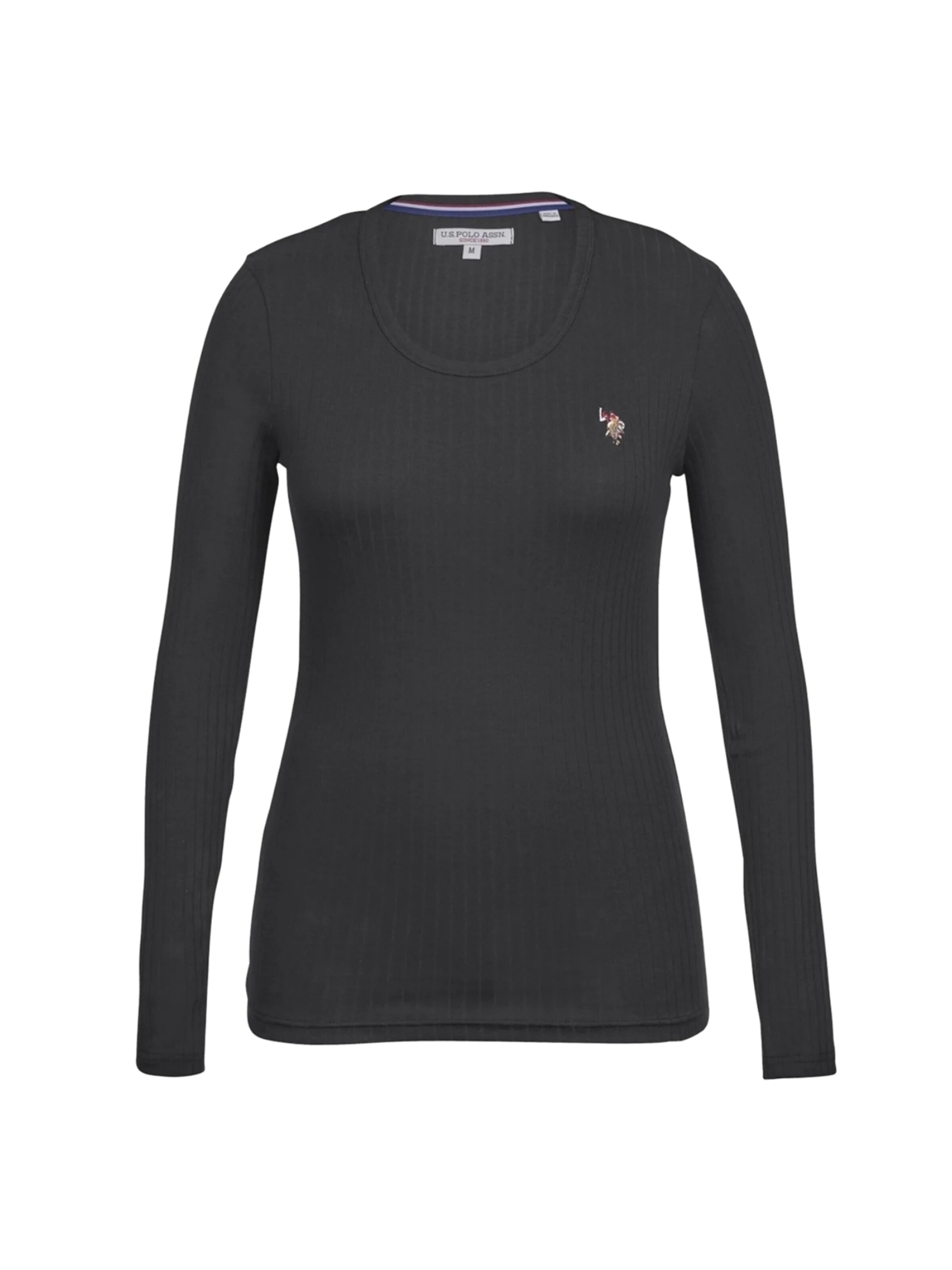U.S. POLO ASSN. Shirt in Zwart: voorkant