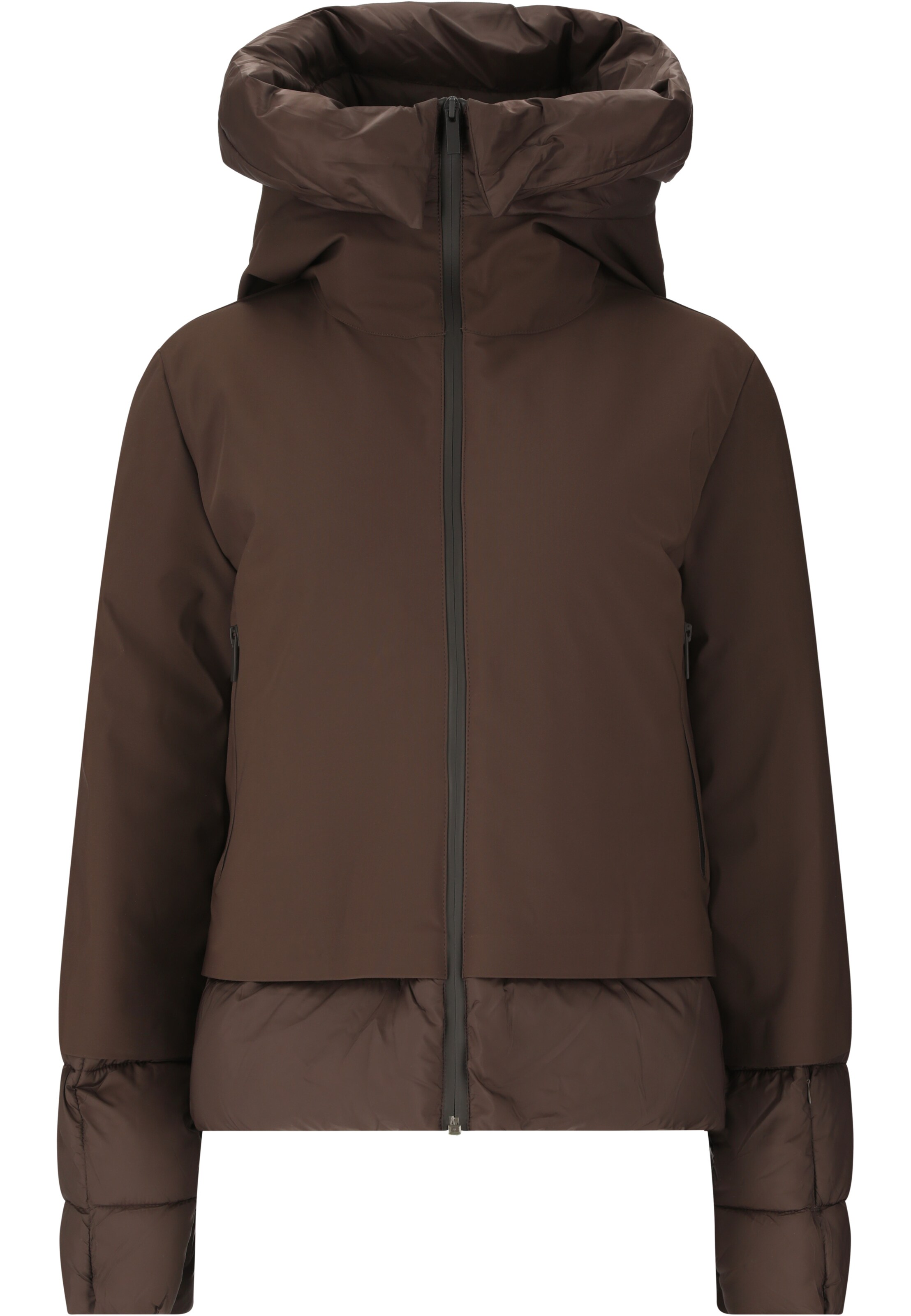 Athlecia Freizeitjacke 'Heley' in Braun: Vorderseite