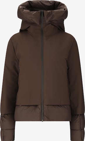 Athlecia Freizeitjacke 'Heley' in Braun: Vorderseite