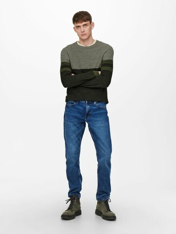 Only & Sons Sweater in Green