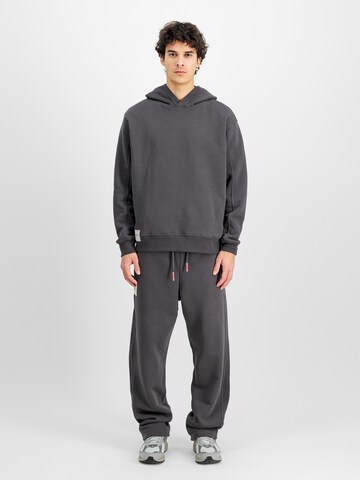 ALPHA INDUSTRIES Loose fit Sports trousers in Grey