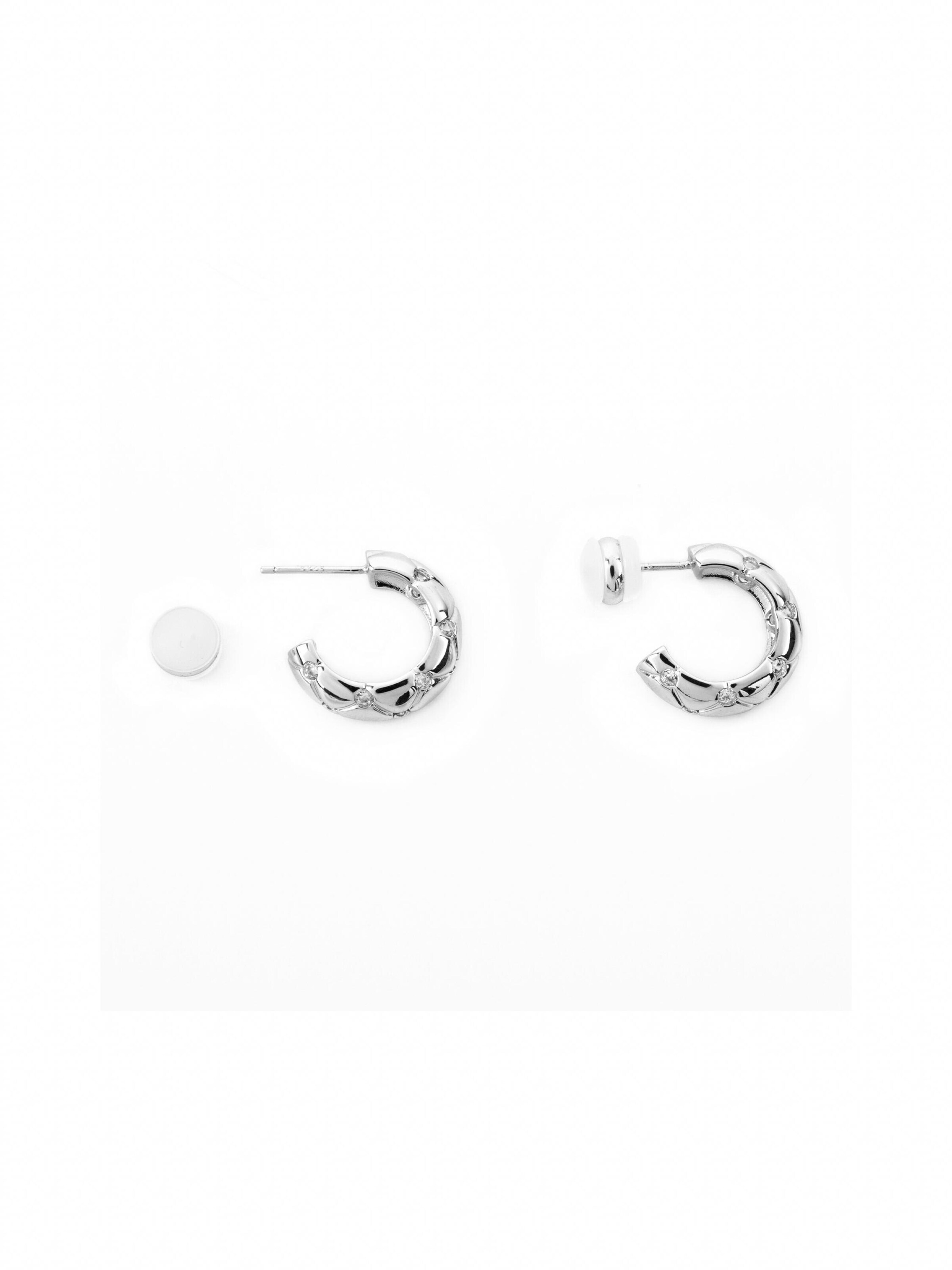 Luxenter Oorbellen 'Rakhon' in Zilver