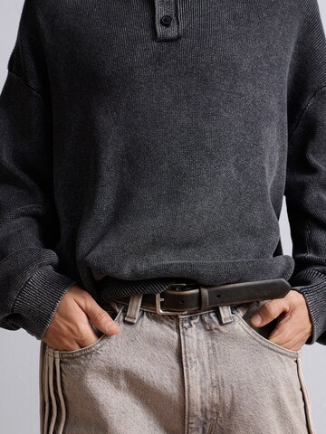 Ceinture 'STWD' Pull&Bear en noir
