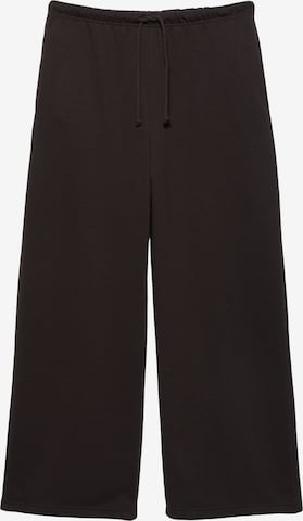 Pull&BearWide Leg/ Široke nogavice Hlače - smeđa boja: prednji dio