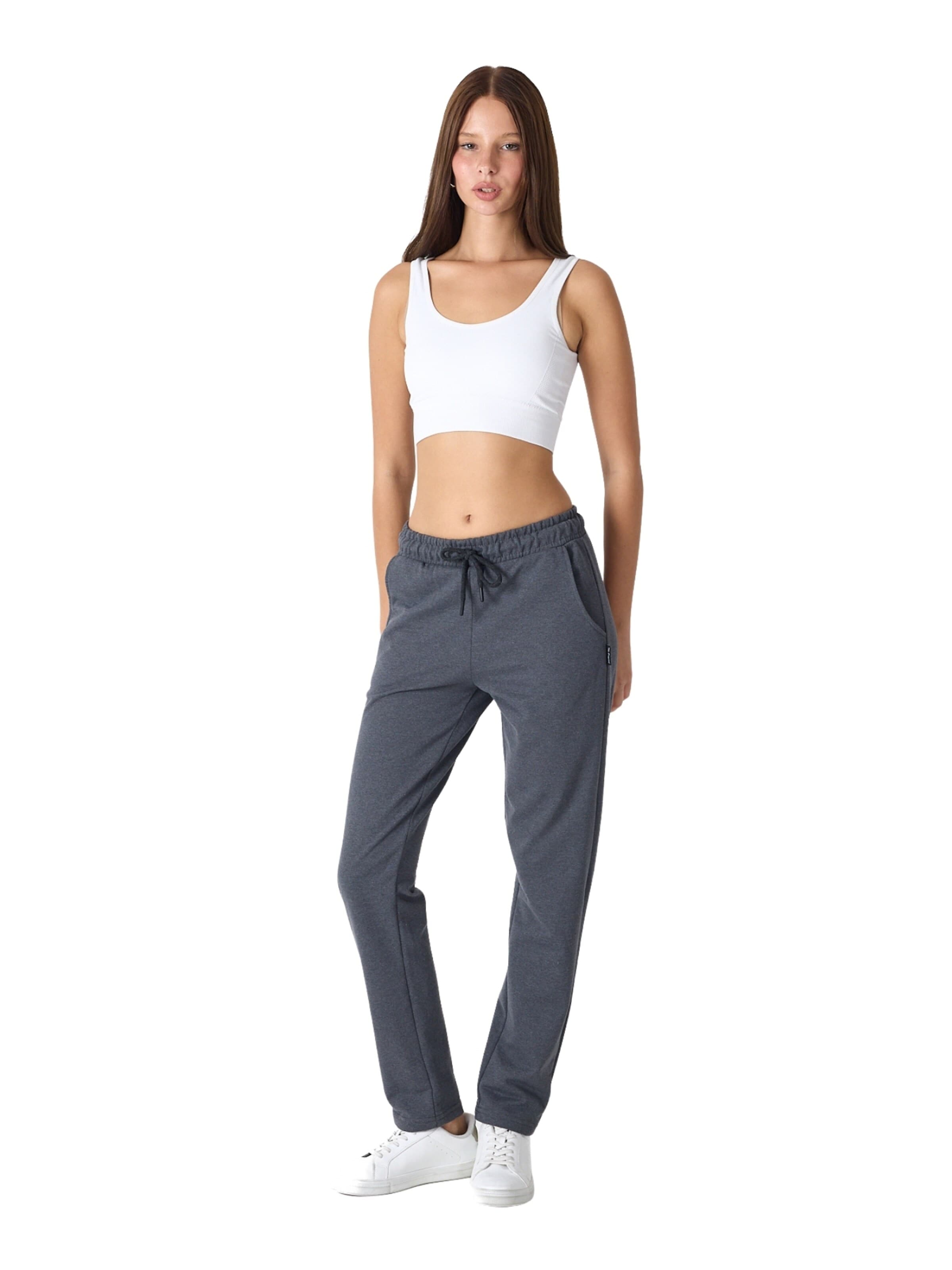 comeor Regular Workout Pants 'Jogginghose Damen' in Grey