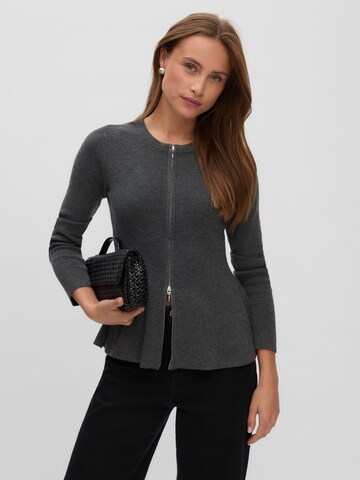 VERO MODA Knit cardigan 'VMJessica' in Grey: front