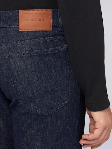 Trussardi Slimfit Jeans in Blauw