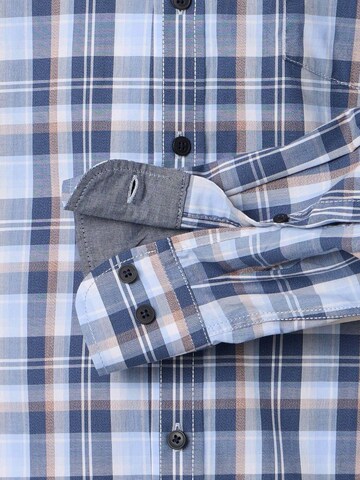 CASA MODA Regular fit Button Up Shirt in Blue