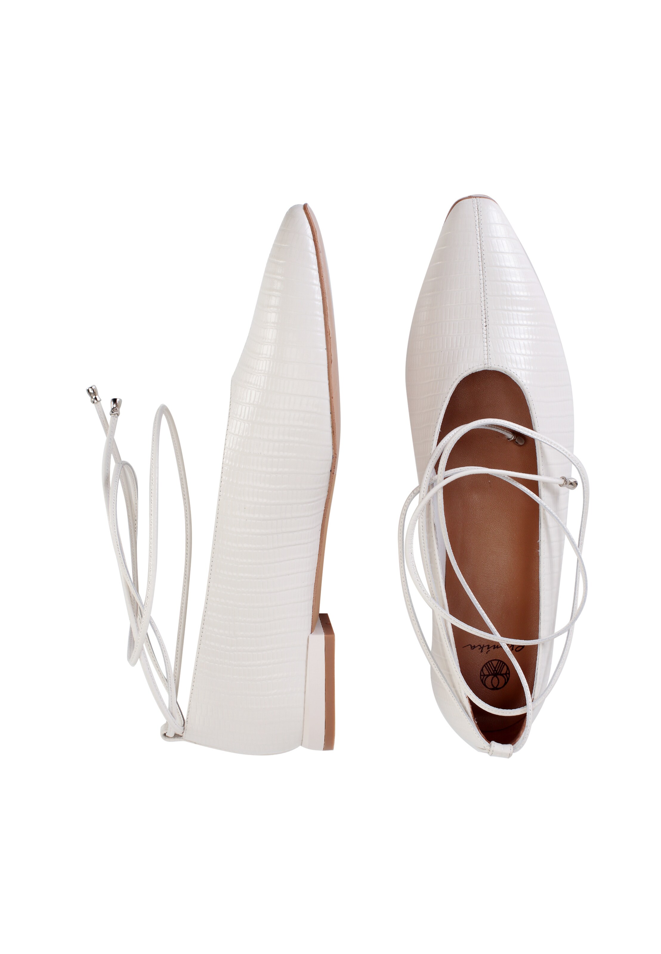 Frauen Ballerinas Ekonika Ballerina in Weiß - CV36964 Frauen Ballerinas Ekonika Ballerina in Weiß - CV36964
