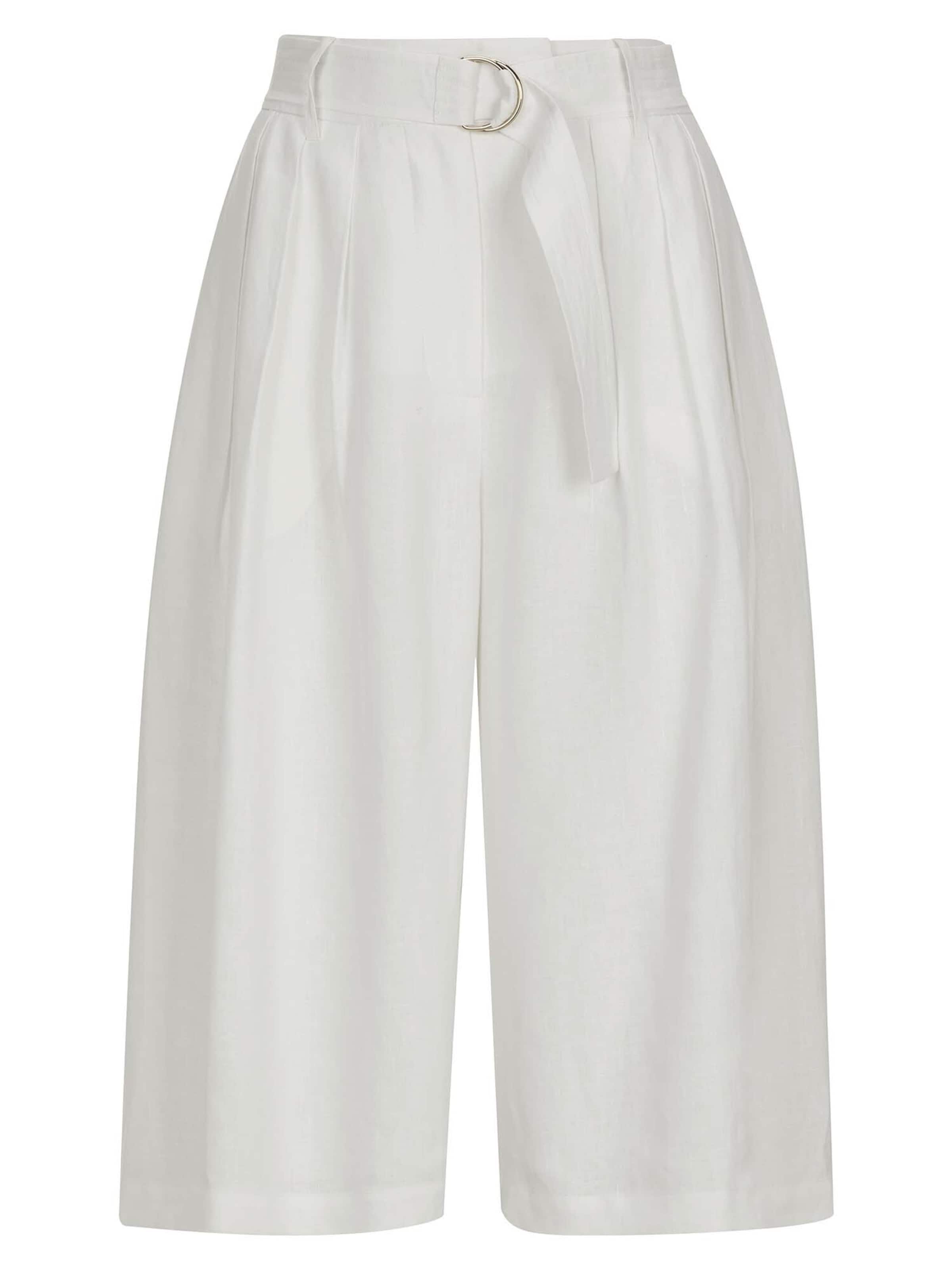 MADELEINE Loosefit Broek in Wit: voorkant