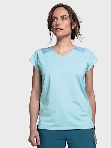 Schöffel T Shirt 'Aukra' in Blau: predná strana