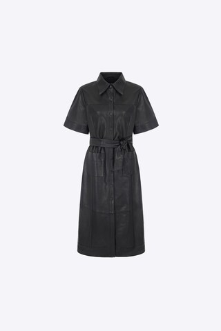 Robe-chemise 'Gitty' Aligne en noir : devant