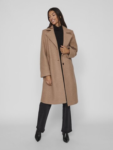 VILA Between-Seasons Coat in Brown