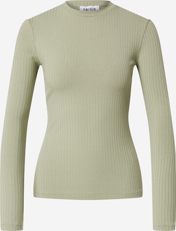 EDITED Shirt 'Ginger' in Green: front