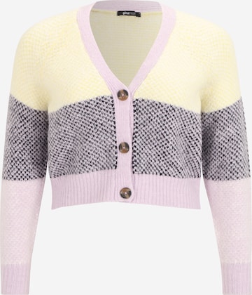 Gina Tricot Knit Cardigan 'Eudora' in Mixed colors: front
