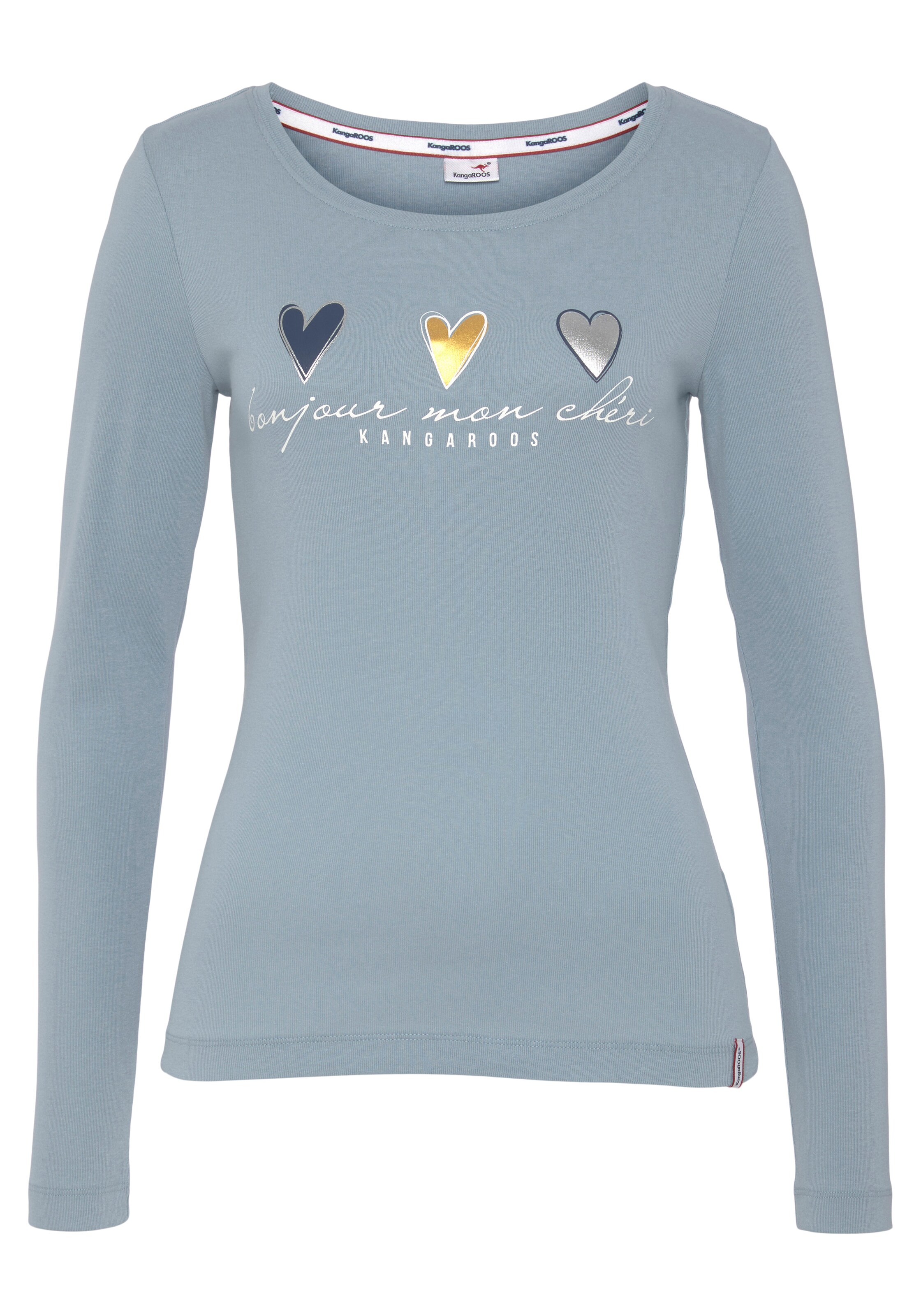 KangaROOS Shirt in Blue: front