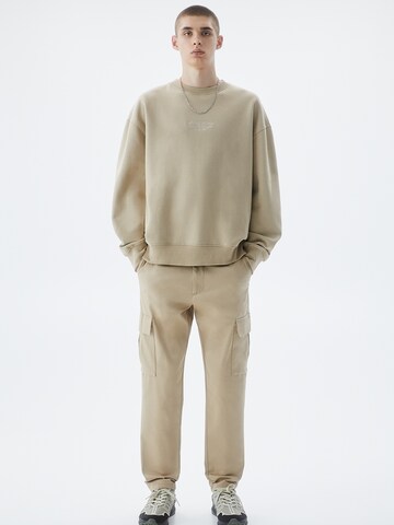 Pull&Bear Loose fit Cargo Pants in Beige