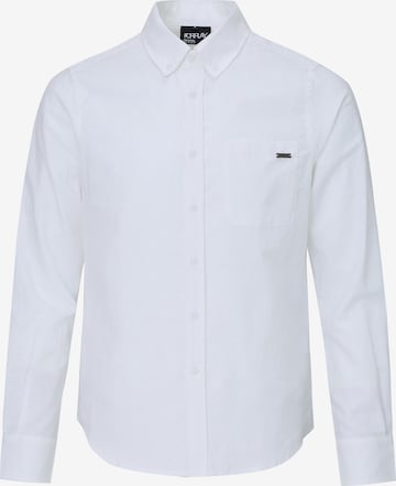 Forplay Overhemd 'Caleb' in Wit: voorkant