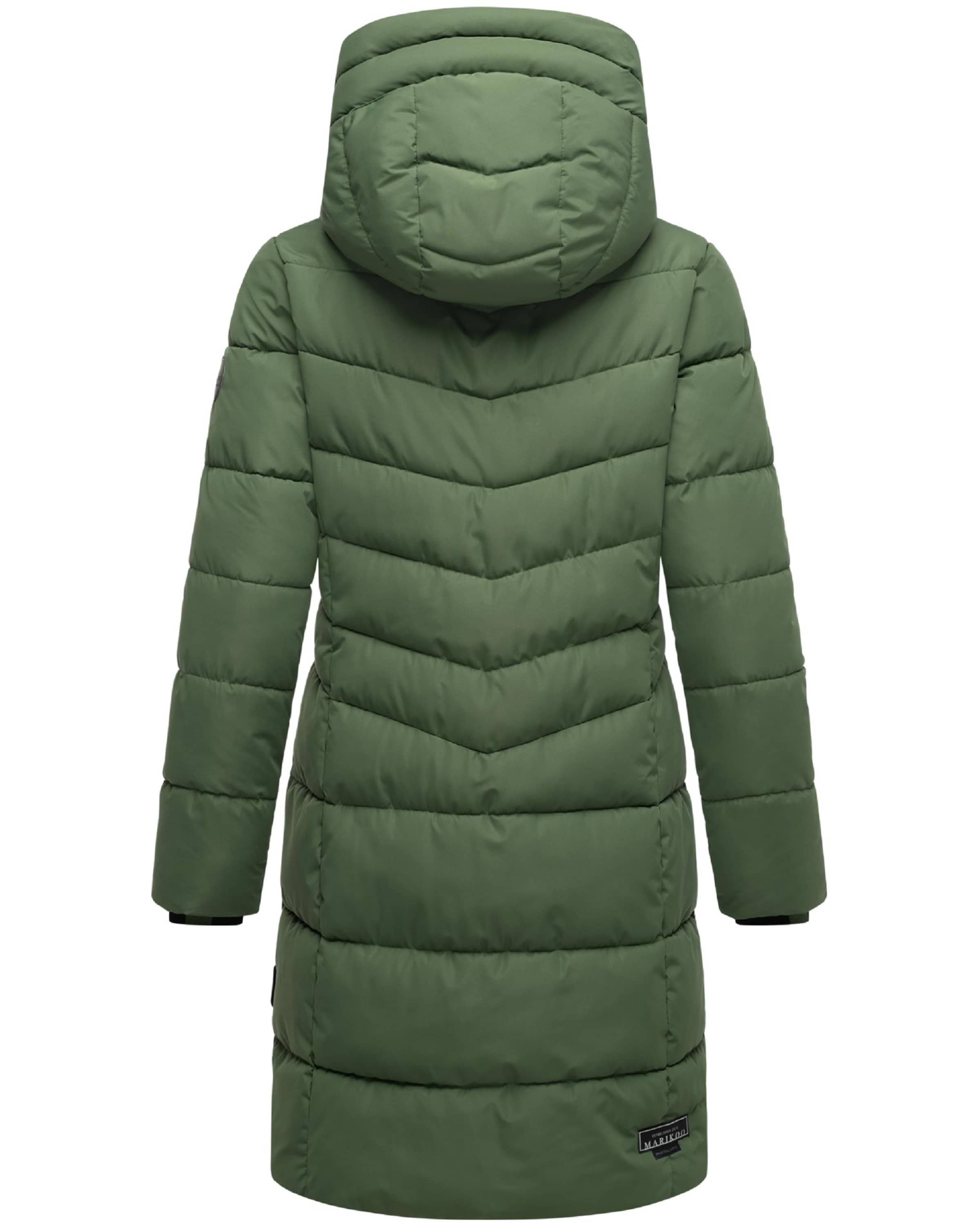 MARIKOO Vinterfrakke 'Natsukoo XVI' i grøn