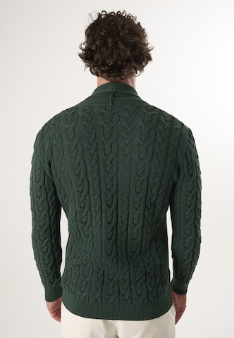 Felix Hardy Knit cardigan in Green