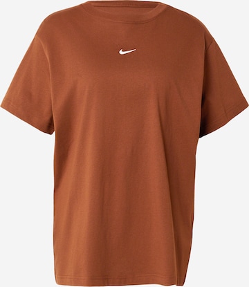 Nike Sportswear Футболка 'CLASSIC' в Коричневый: спереди