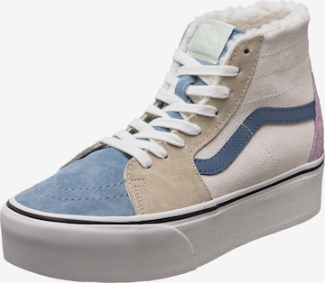 VANS High-Top Sneakers in Beige: front