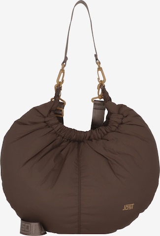 JOST Shoulder Bag 'Kemi' in Brown: front