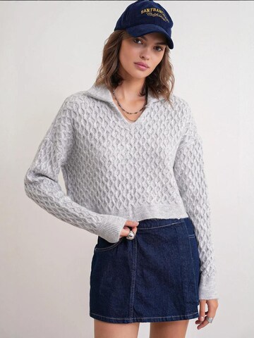 Pullover di MixRay in grigio: frontale