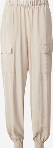 QS Loosefit Gargohousut värissä beige: etupuoli