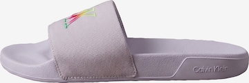 Calvin Klein Pantolette 'Essential' in Lila: Vorderseite